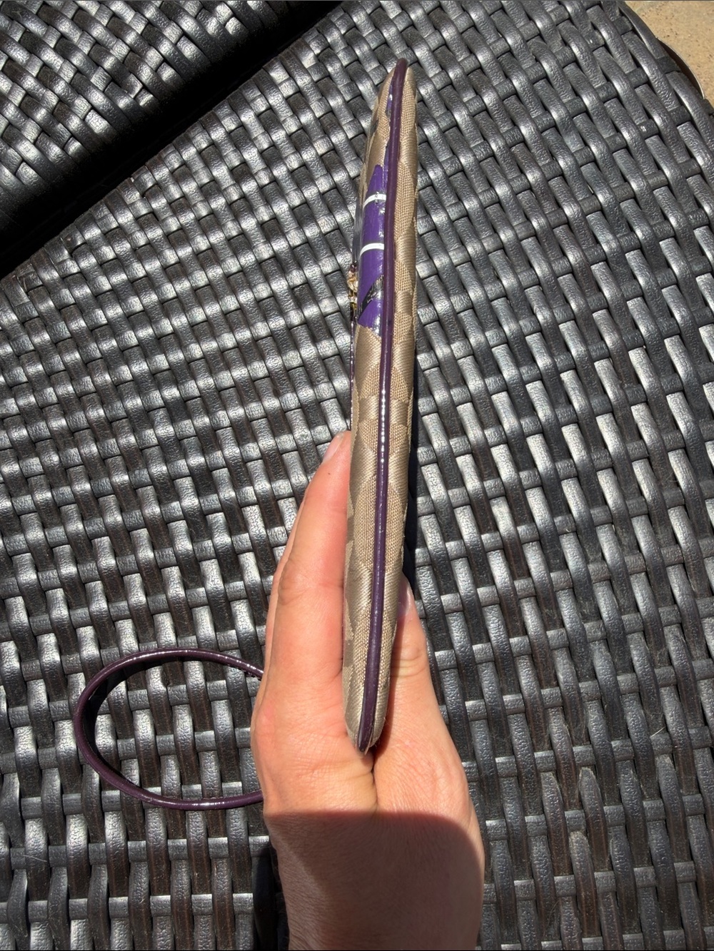 Rare Coach Signature Poppy Chan "Violette" Wristlet [limited edition] - Picture 4 of 6